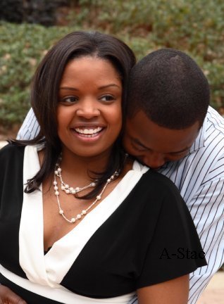 Engagement phot of me and LeVar