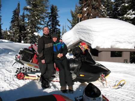 Mike and me up in Mazama