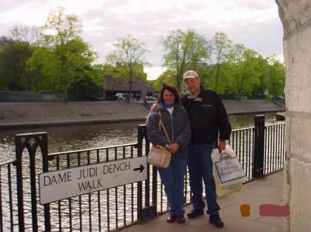 My Hubby, Bruce & I  In York England 2002