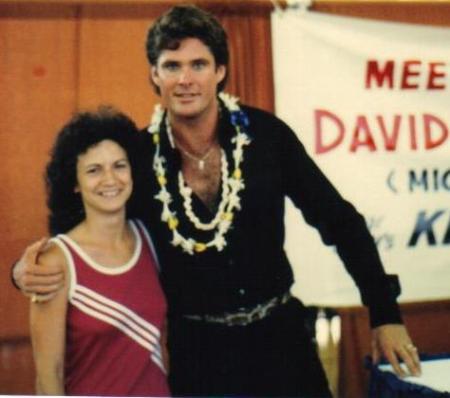 Me and David Hasselhoff