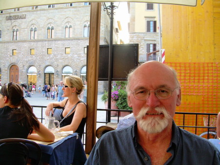 At the Piazza della Signoria in Firenze, Italy