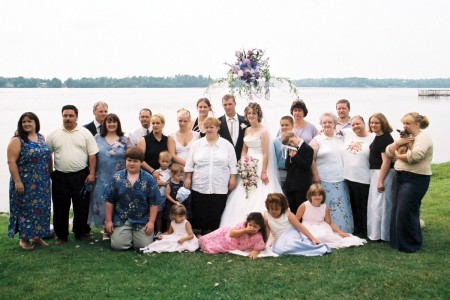 My Family at Ericka and Jeff's wedding