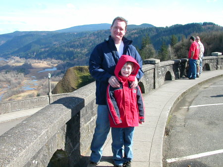 Andrew and Conor at Crown Point, 2006