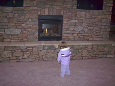 New Fireplace in the Saddle