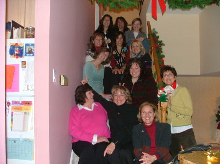 Me and several girl friends X-mas 2005
