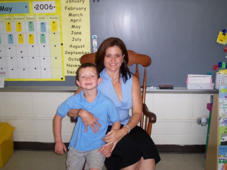 mother's day party at james' school last year