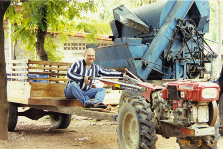 Rice Tractor in Thailand