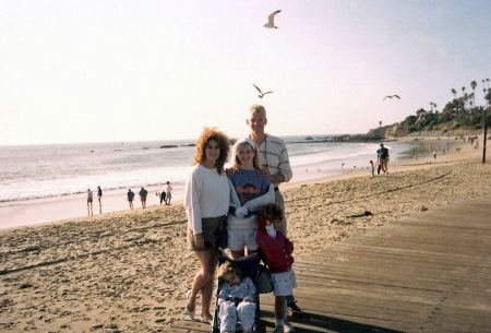 Family at Laguna Beach 1990