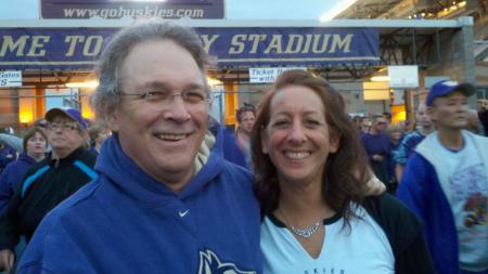 Scott & I at Husky Game