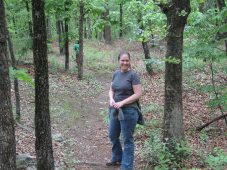 my baby daughter on our property