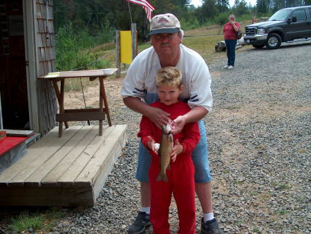 Fishing with My Oldest Grandson