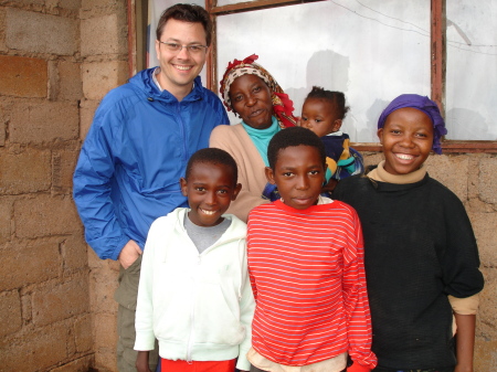 Me in Africa with my World Vision sponsor family.