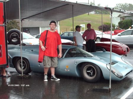 Ryan and his ferrari...lol...limerock 2006