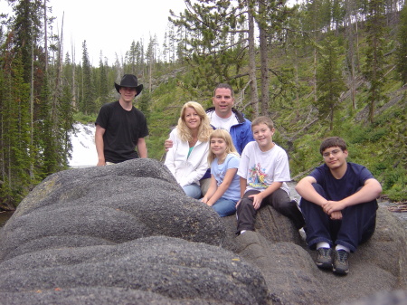 Family Photo near Yellowstone NP