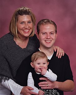 Our first family picture- Dec. 2006