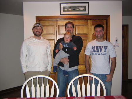 My sons and grandson
