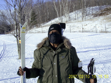 my first skiing trip