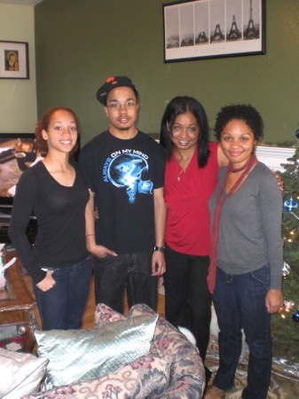 My children and I around Christmas 2010.