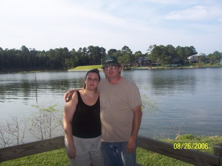 me and noni at the lake