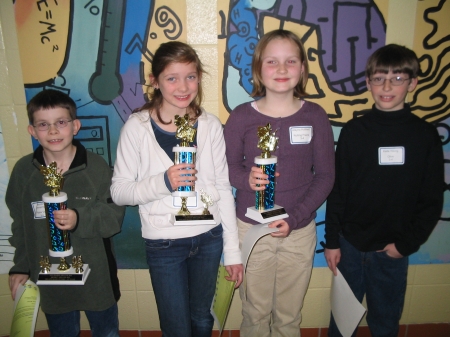 New Prairie Spelling Bee winners grades 3-4