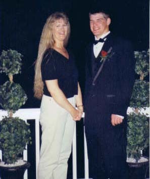 Mom and JR before Prom