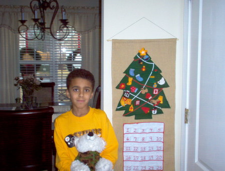 Darian on Christmas 2007