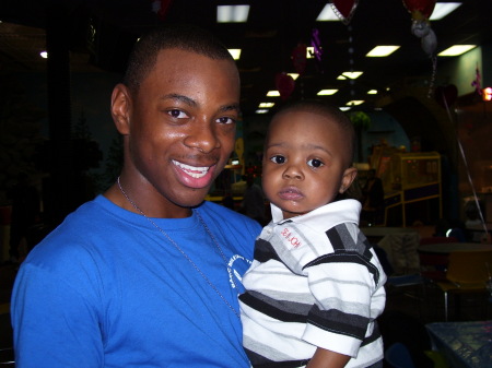 Nefu (Joshua) and grandson