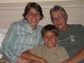 Me, Hayes & Mom, November 2006