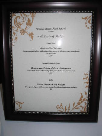 Competition menu