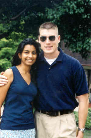 My son Jeff {Siter}, age 28, with his lovely wife, Sejal.