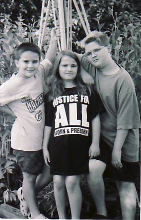 My three kids (July 2007)