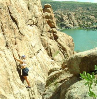 Rock Climbing: Watson Lake, Prescott, Arizona
