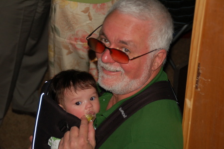 'Papou' George with Grandaughter Gia