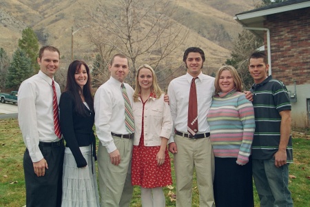 My kids and spouses - Dec. 2005