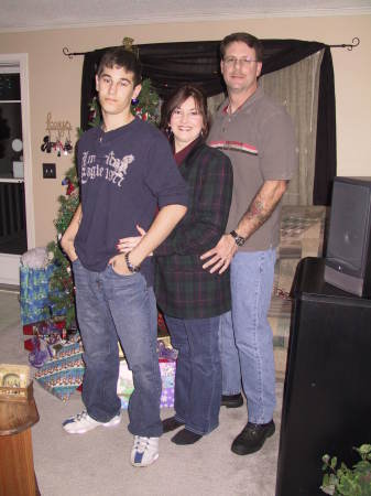 Me,My husband Jay and Garrett