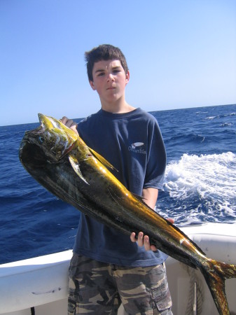 Keaton and his dorado