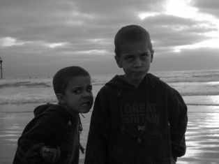 Liam and Aidan in San Diego