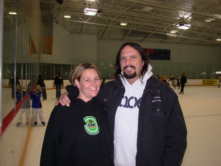 Me and Cary ice skating