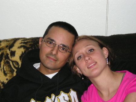 My Daughter Amber and her husband Jose'