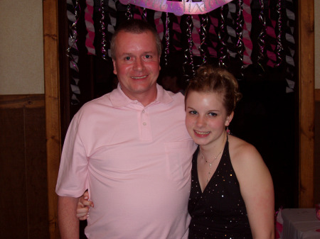 My daughter Jessica and me at her Sweet 16