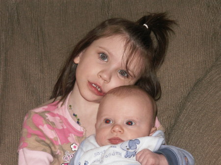 Gianna and her little brother, Anthony