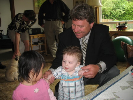 June 2007 with Grandson Tyler and Joey