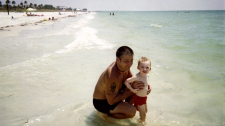 Nicolas & I - St.Pete Beach - Aug.1998