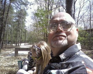 my husb Joe and our kids enjoying hayride