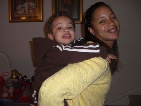 Brandon and his Auntie Sheea