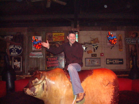 Me riding da Bull!