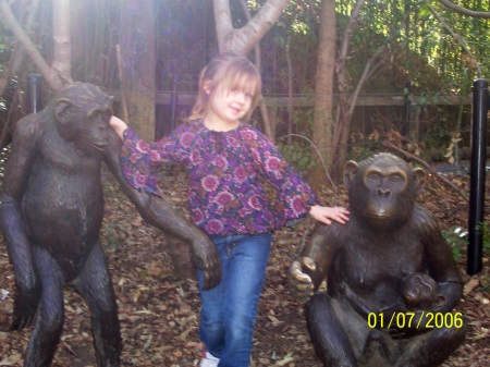 Brooke at the zoo