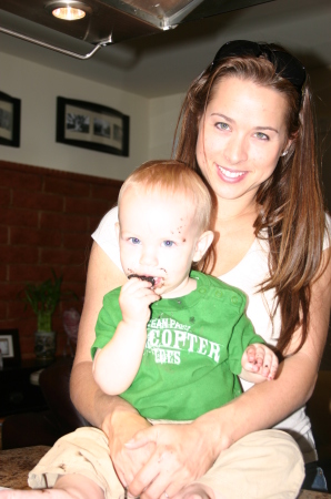 Hayden and mommy