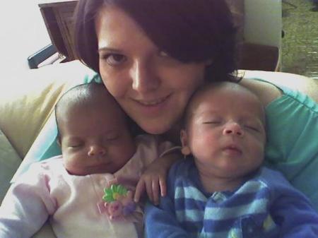 My daughter Nicki and her twins
