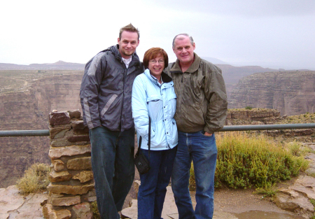 Dave, Greg and I at Grand Canyon